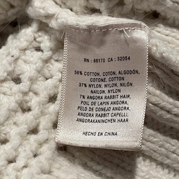 Far Away From Close Anthropologie Womens Sweater Angora 3/4 Sleeve Size Small EC - Picture 3 of 4